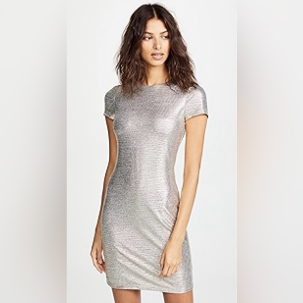 Silver Women's mini Dress